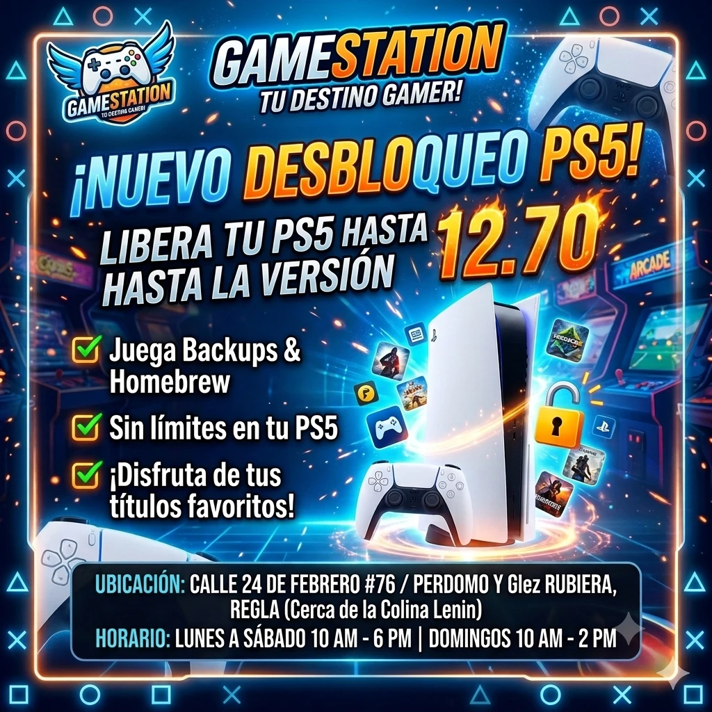 Piratería o Desbloqueo de PS5 en versiones 12.70 o inferiores's foto | GameStation_Play |  BizneCubano
